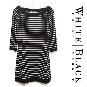 White House Black Market Tunic Top XS Stripe Mini Dress